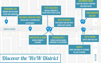 Discover the WoW District {a map}